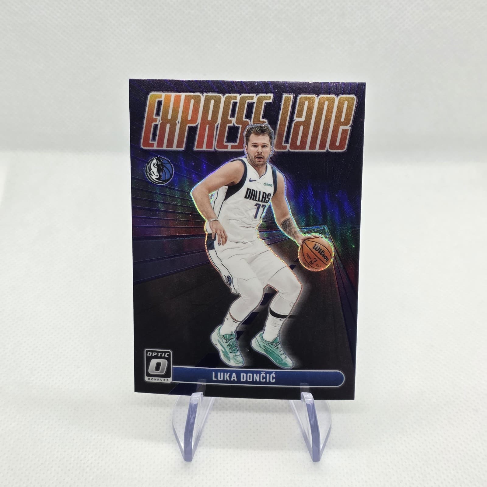 Express Lane Luka 2023 Donruss Optic 2023 Donruss Optic purple