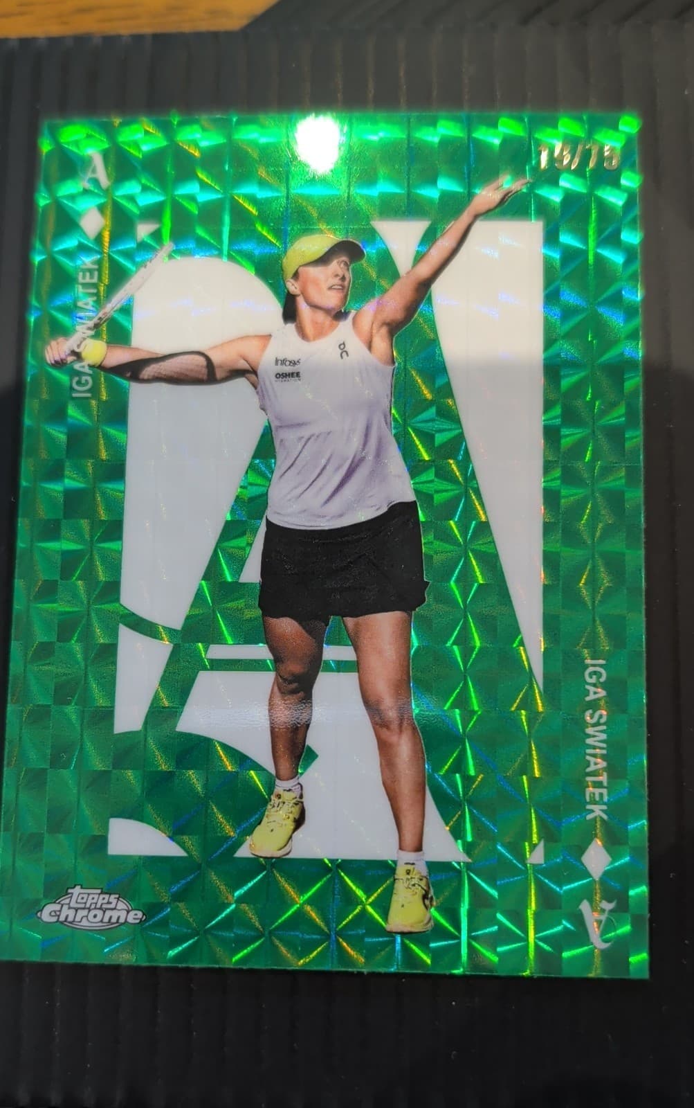 Aces Iga Swiatek 2025 Topps Chrome 2025 Topps Chrome green-refractor