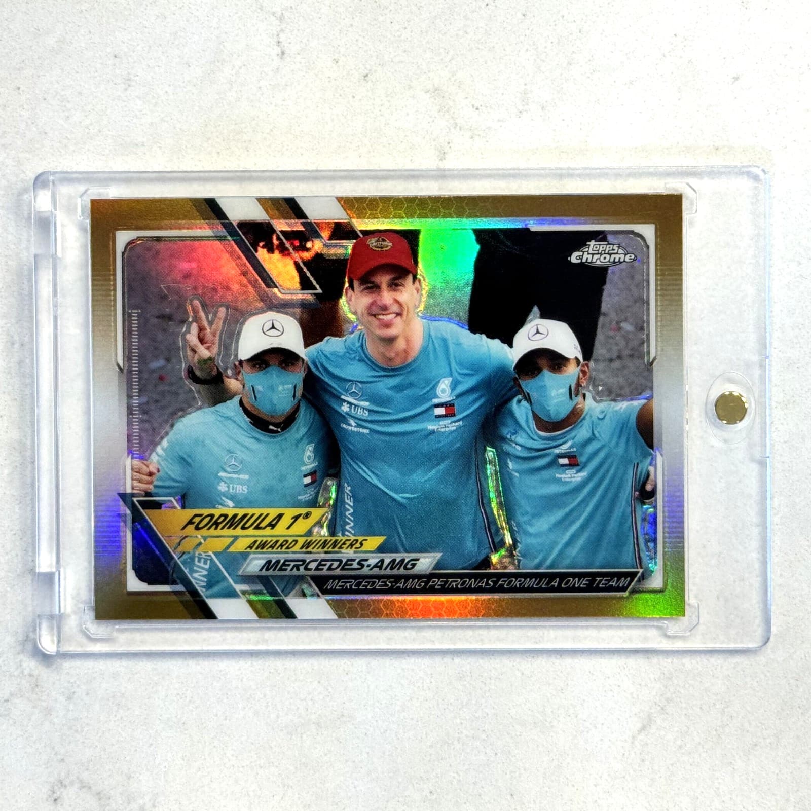 Hamilton Bottas Mercedes 2021 Topps Chrome 2021 Topps Chrome