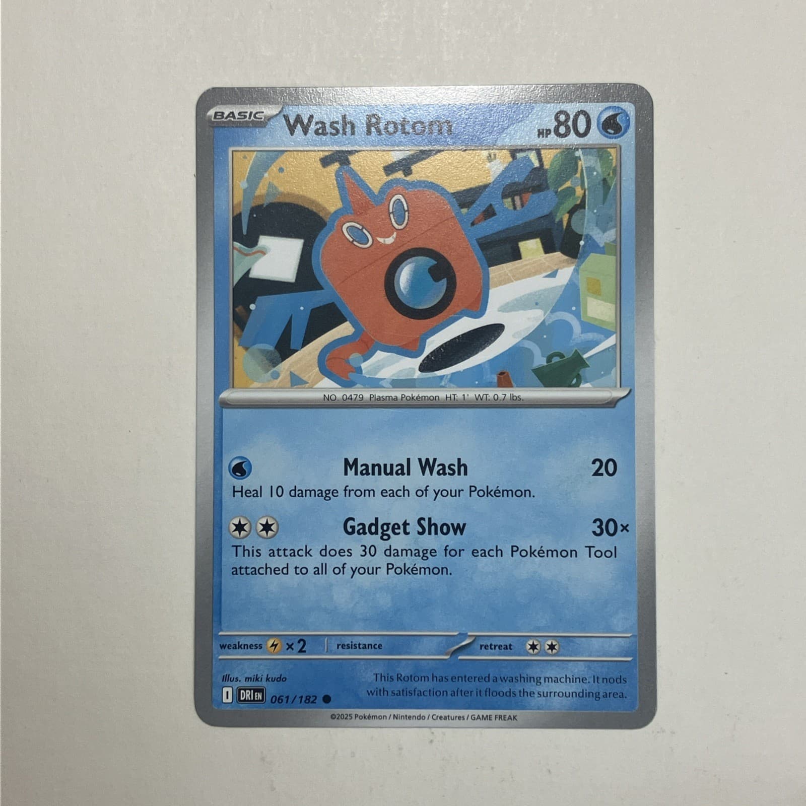 Wash Rotom Scarlet 2025 Unknown 2025 Unknown