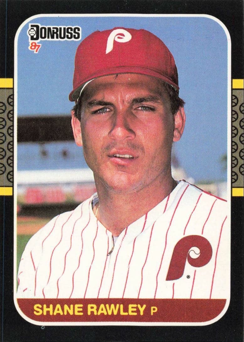 Baseball Shane Rawley 1987 Donruss