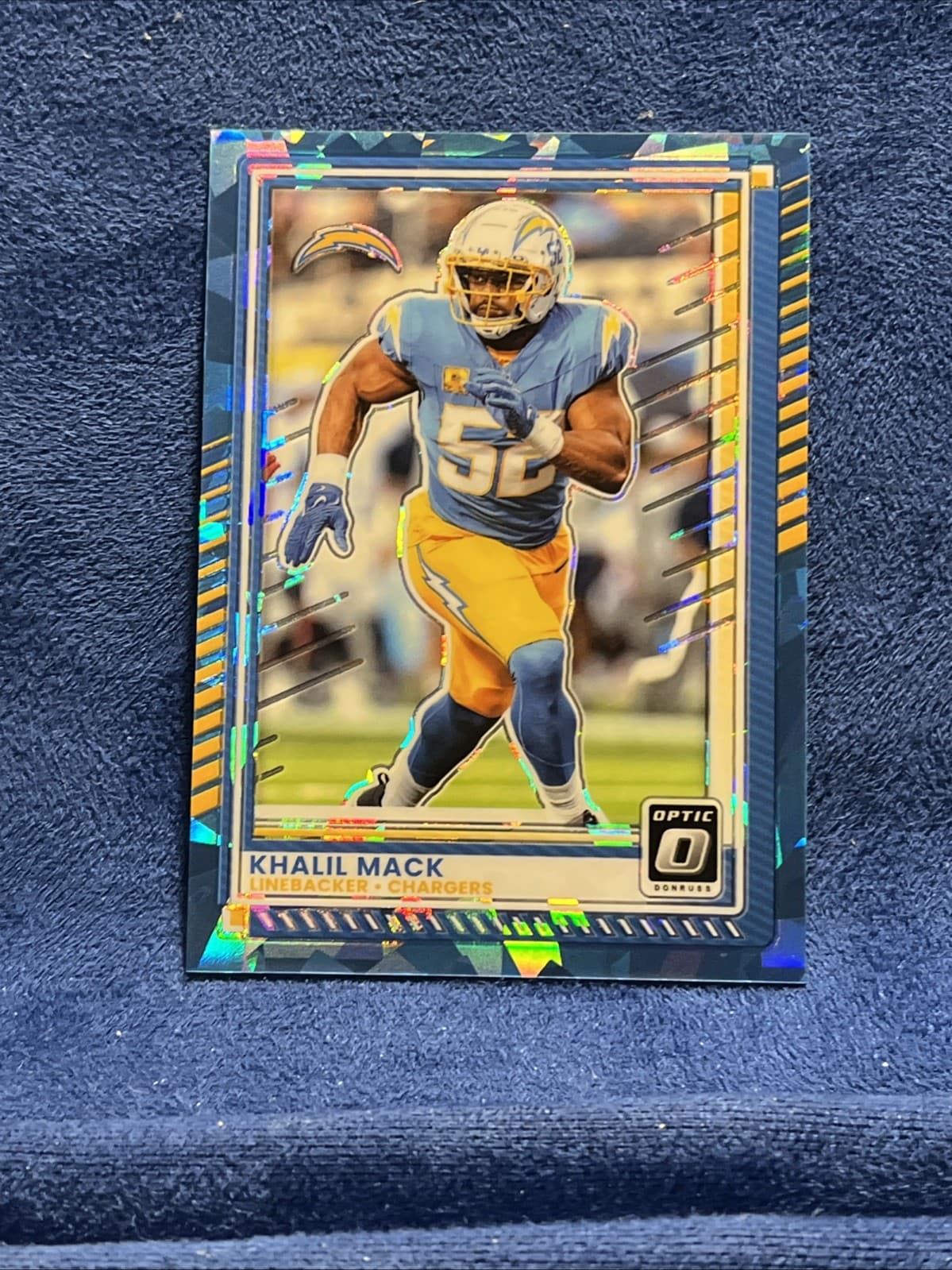 KHALIL MACK FOOTBALL ICE CHARG 2025 Donruss Optic