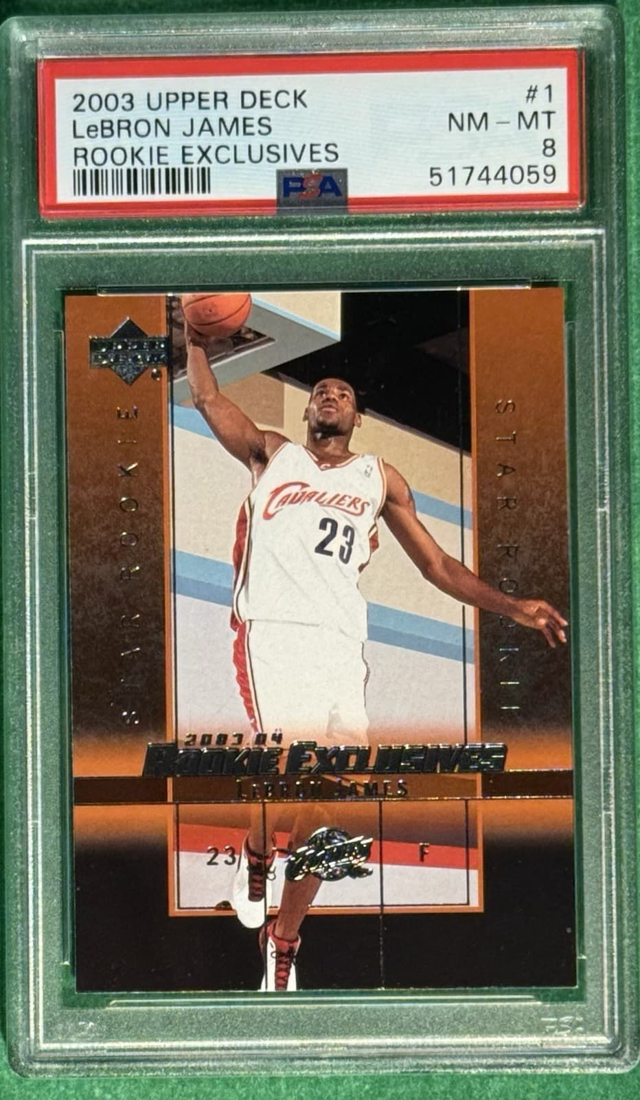 Exclusives LEBRON JAMES Lakers 2003 Upper Deck