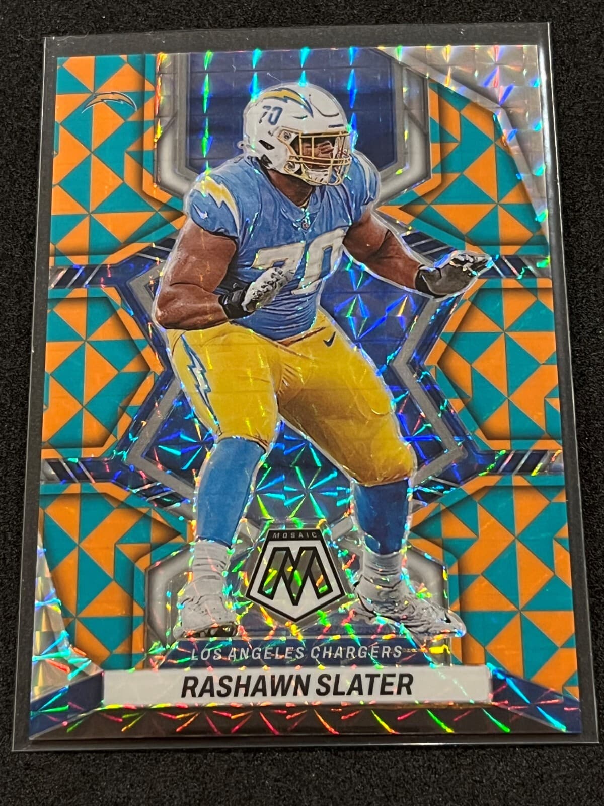 Football Rashawn Slater 2022 Panini Mosaic 2022 Panini Mosaic