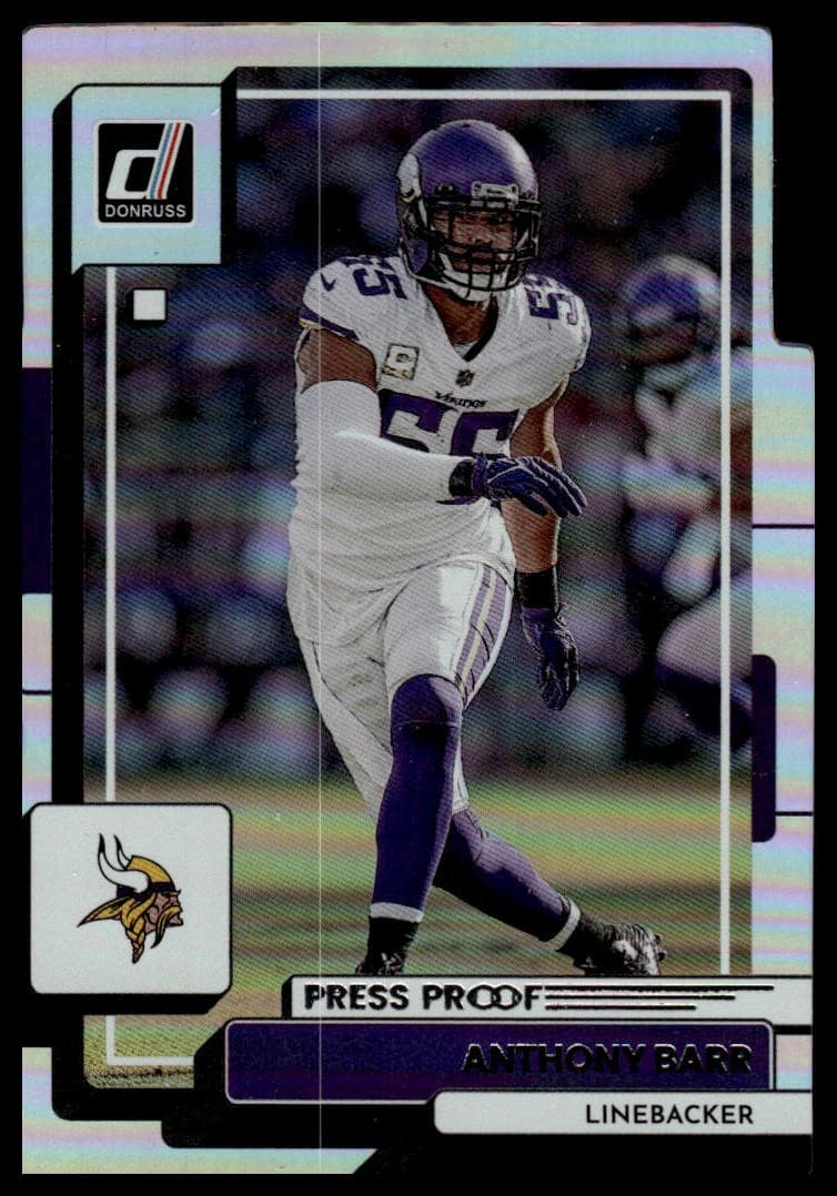 Anthony Barr Silver 2022 Donruss 2022 Donruss silver