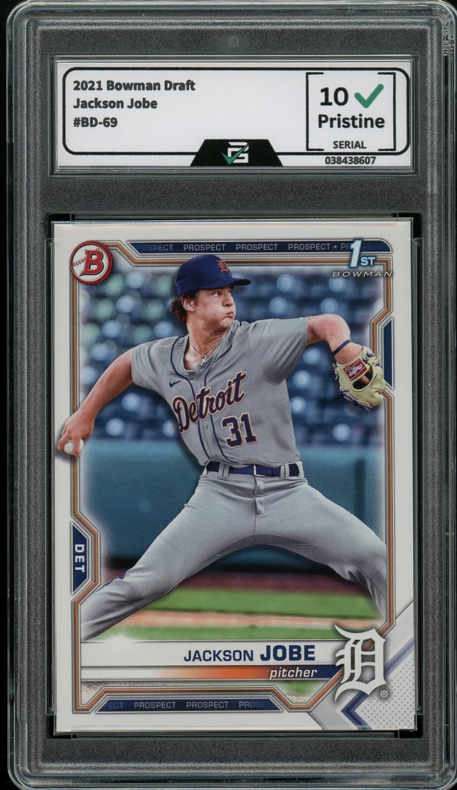 Jackson Jobe 2021 Bowman Draft