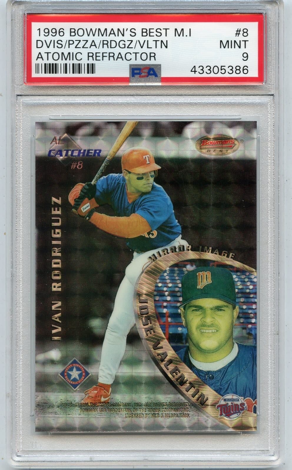 'S BEST M.I. IVAN RODRIGUEZ MI 1996 Bowman 1996 Bowman refractor