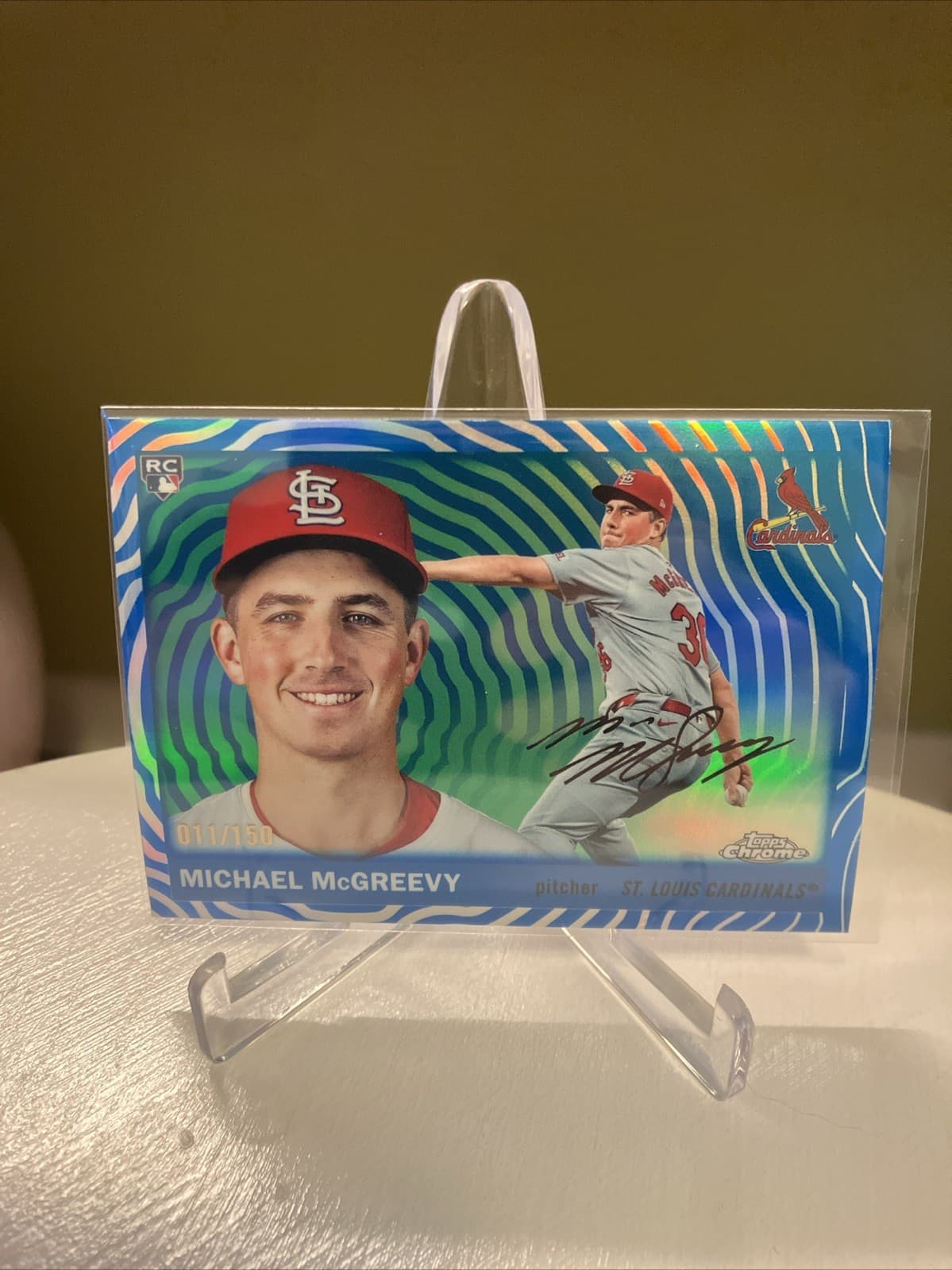 Platinum Michael Mc 2025 Topps Chrome 2025 Topps Chrome blue