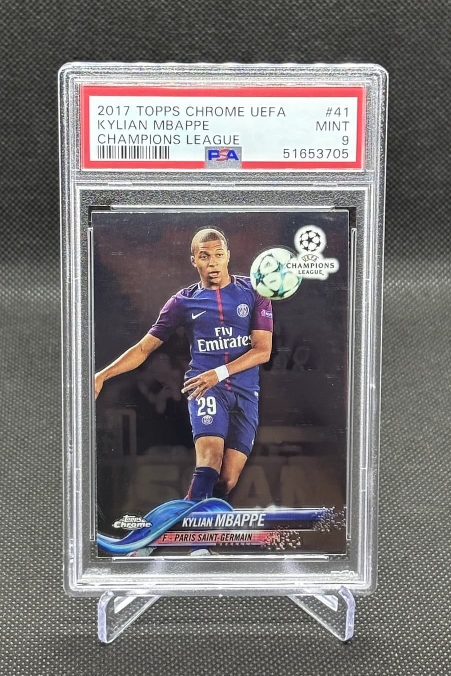 Kylian Mbappe 2017 topps