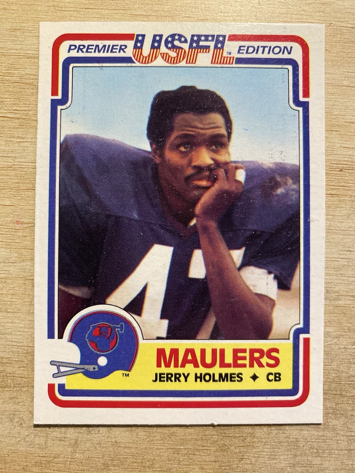 Football Jerry Holmes #107