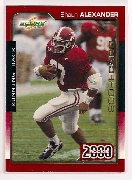 00 SHAUN ALEXANDER SEATTLE SEA 2000 Score