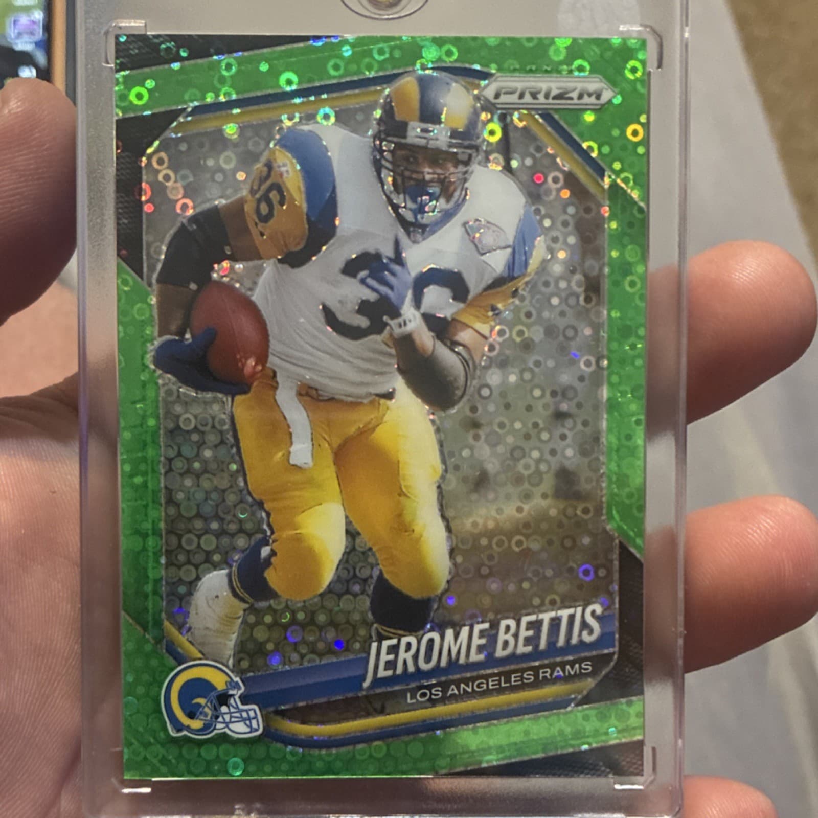 Jerome Bettis trading card
