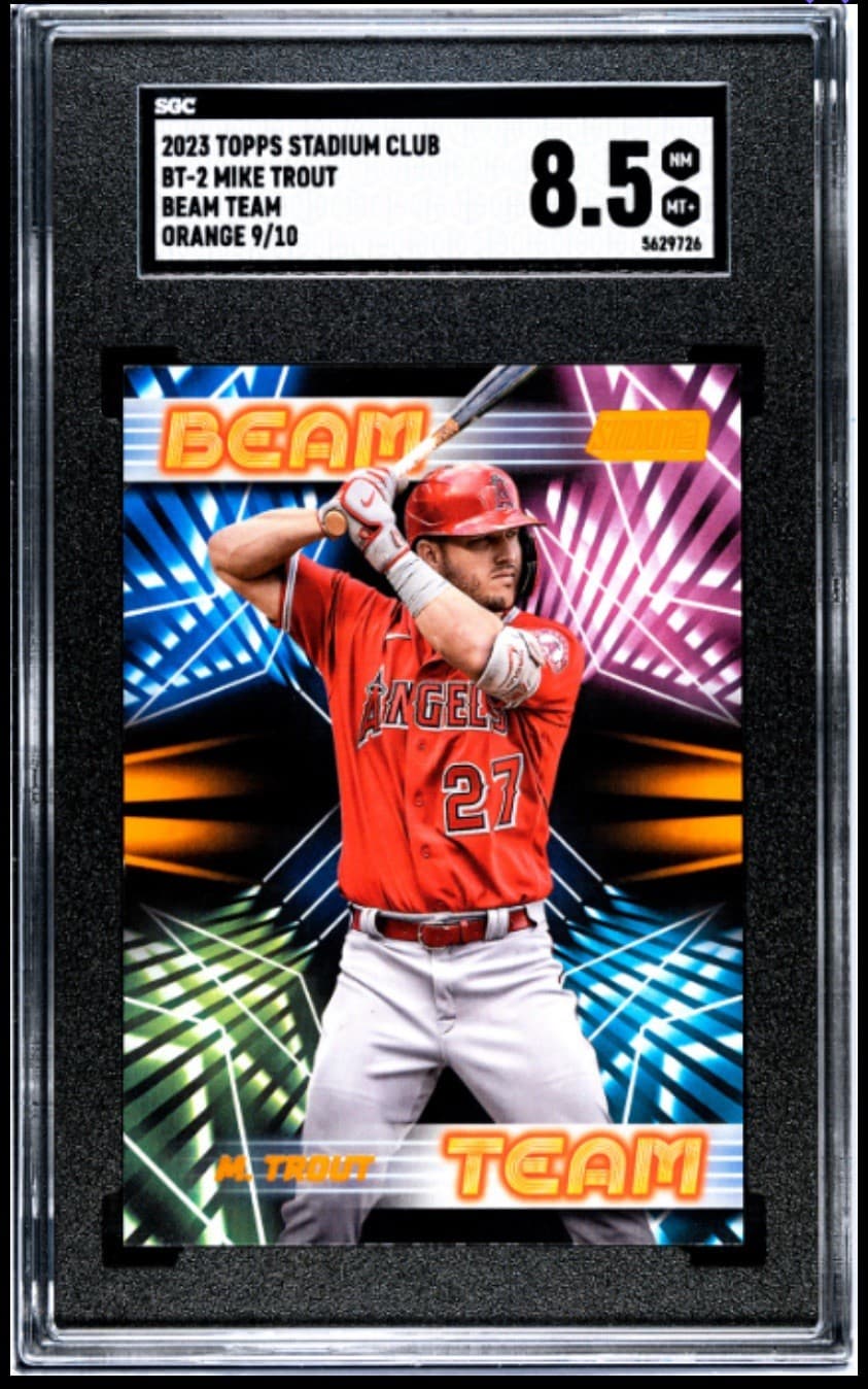 Mike Trout Beam 2023 Topps Stadium Club 2023 Topps Stadium Club