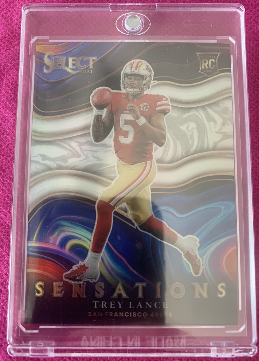 Football Trey Lance 2021 Panini Select