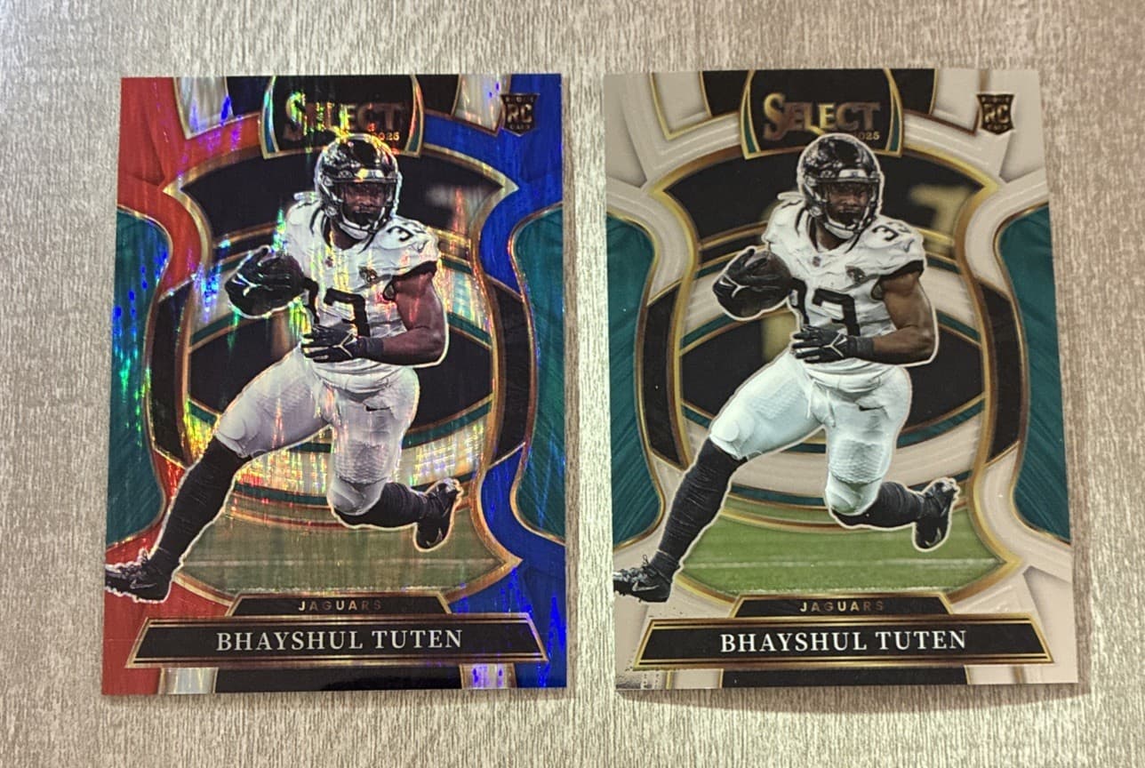 Bhayshul Tuten Red 2025 Panini Select 2025 Panini Select