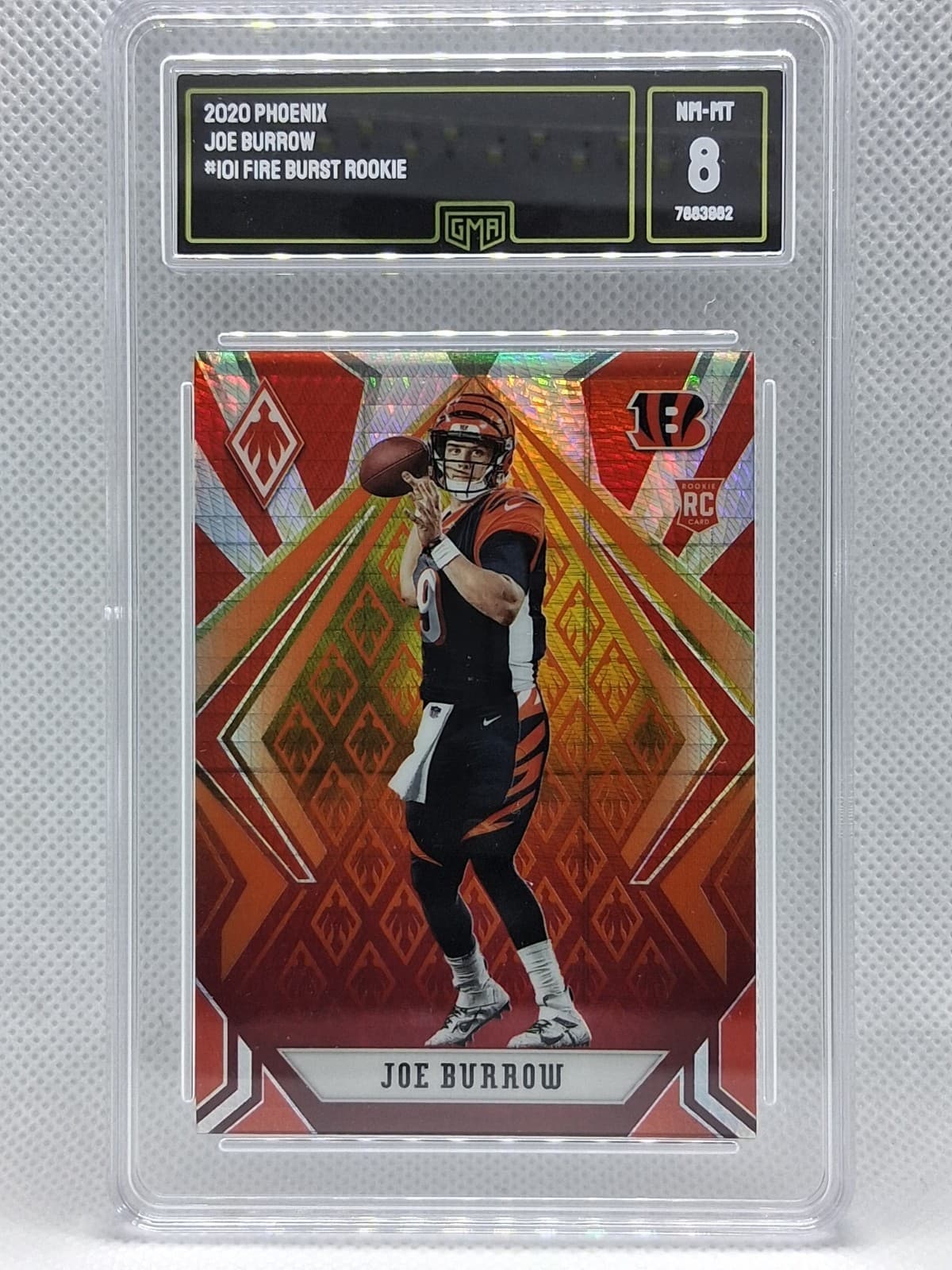Joe Burrow Fire 2020 Panini 2020 Panini