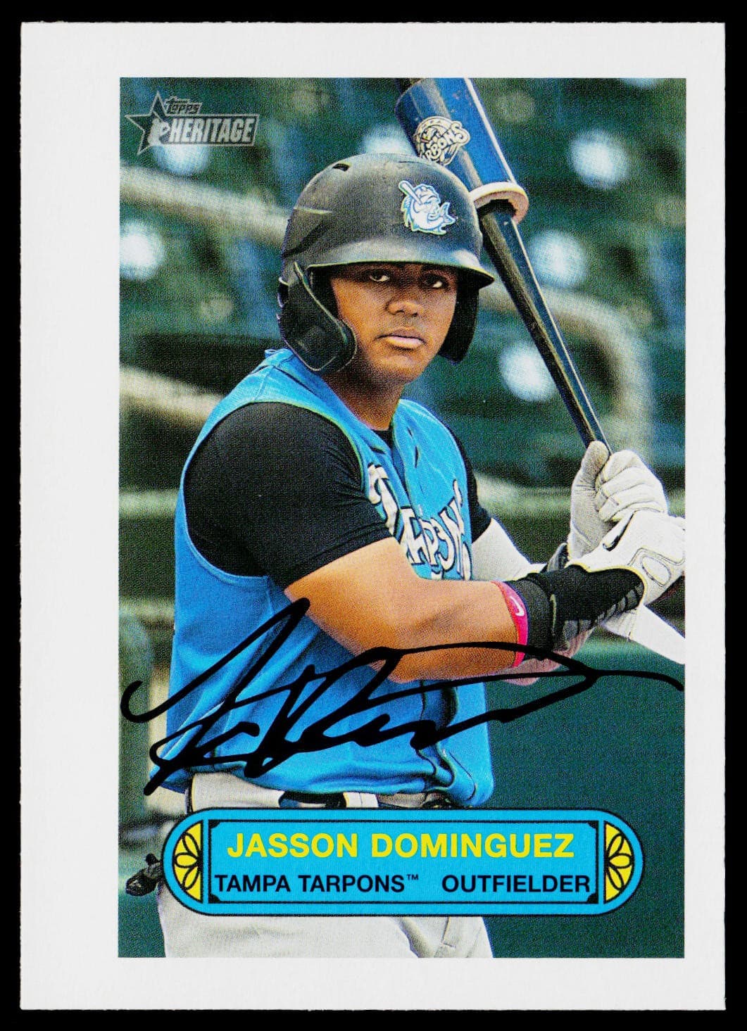 Jasson Dominguez Minor 2022 Topps Heritage 2022 Topps Heritage