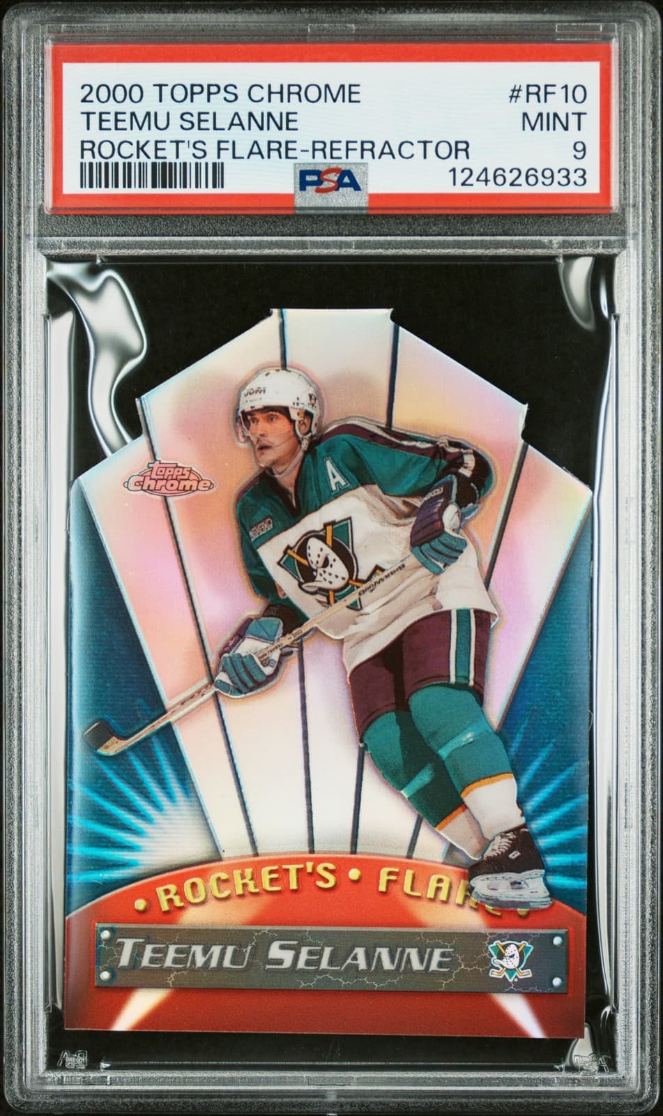 ROCKET'S FLARE TEEMU SELANNE 2000 Topps Chrome