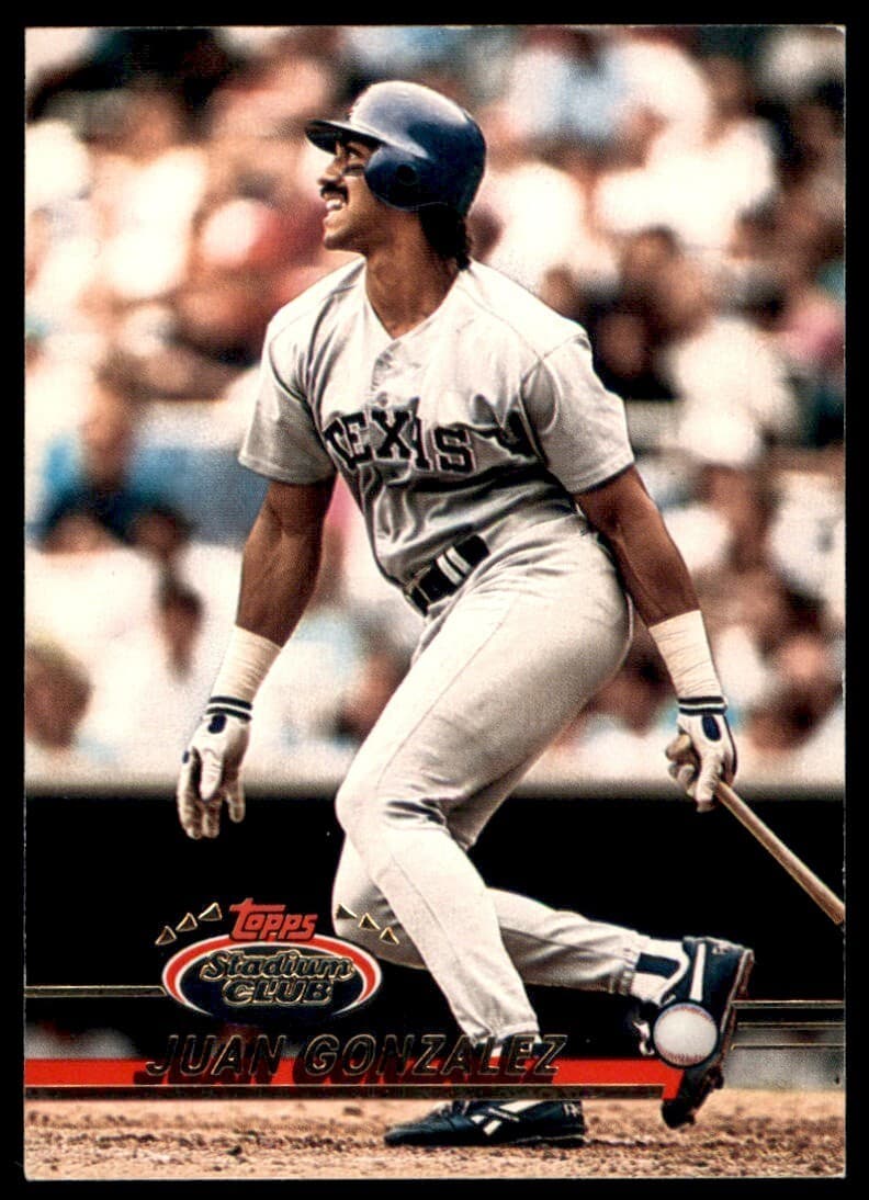Juan Gonzalez 1993 Topps Stadium Club 1993 Topps Stadium Club