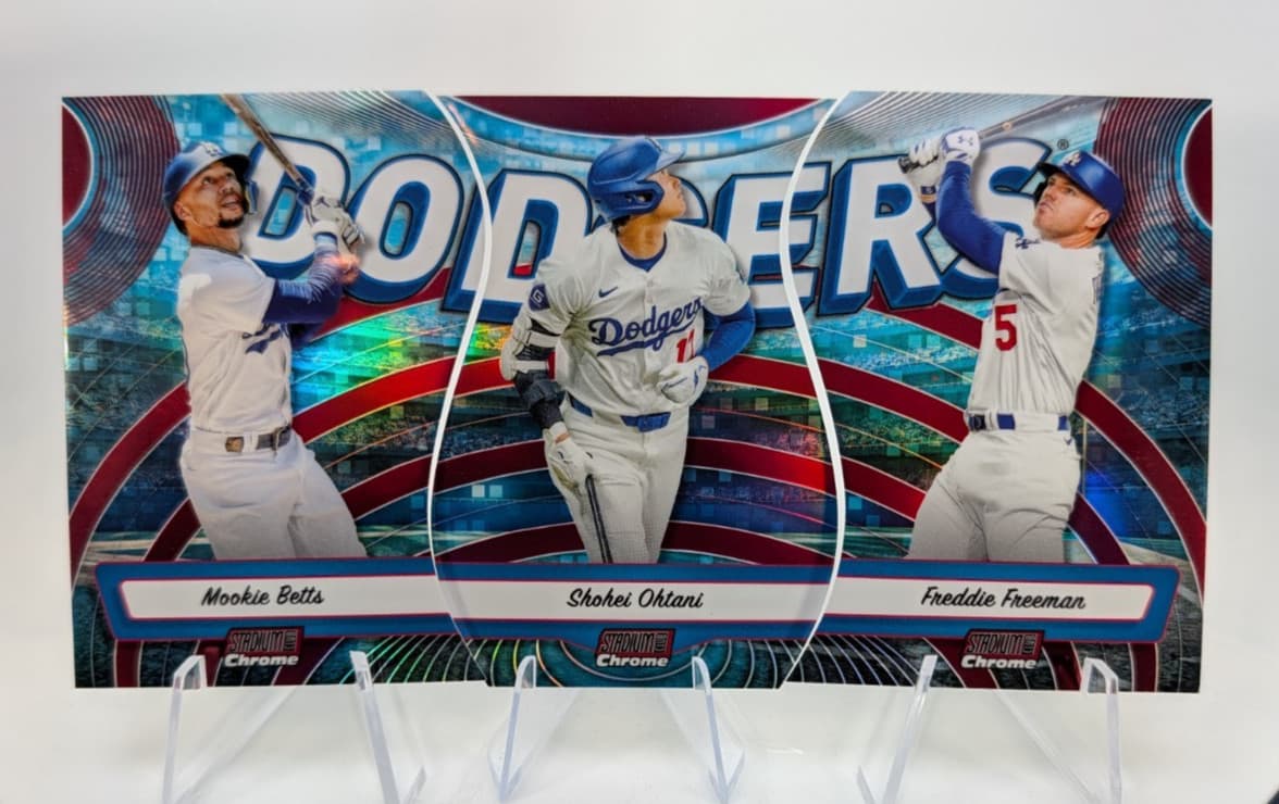 Red Triumvirates Set 2024 Topps Stadium Club