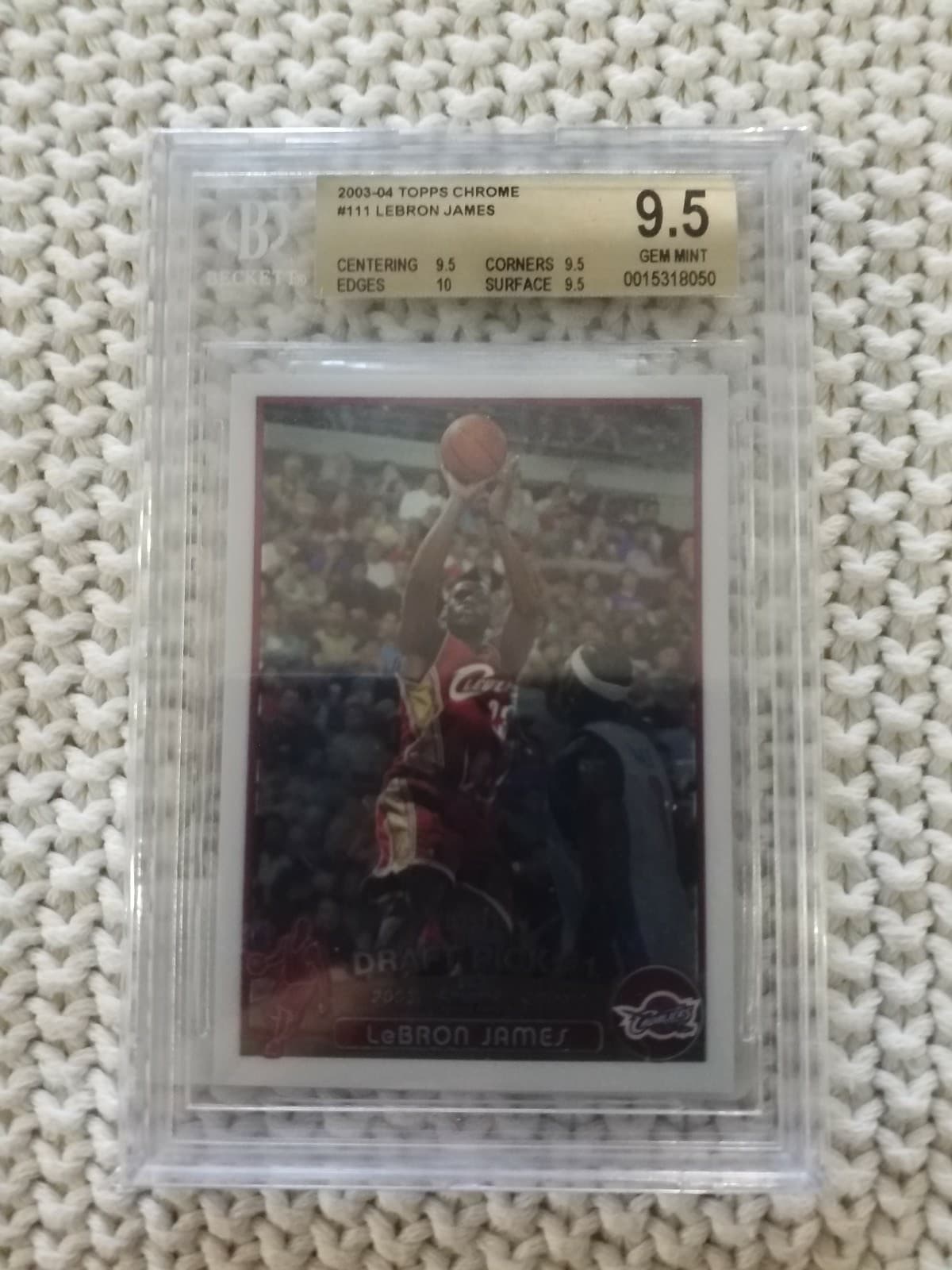 Lebron James Becket 2003 Topps Chrome 2003 Topps Chrome