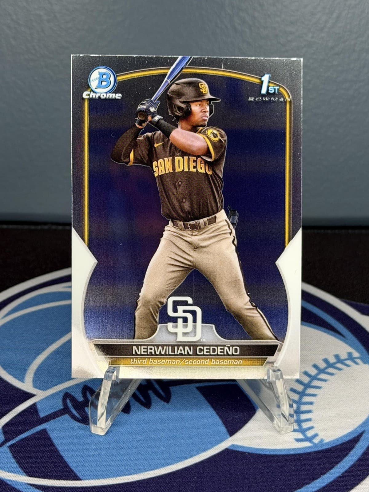 Nerwilian Cedeno 2023 Bowman Chrome 2023 Bowman Chrome