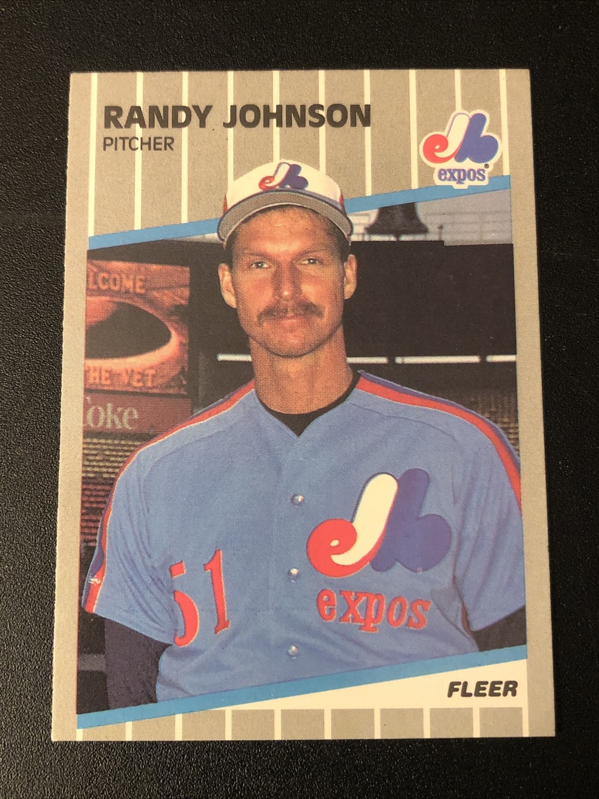 Randy Johnson 1989 Fleer