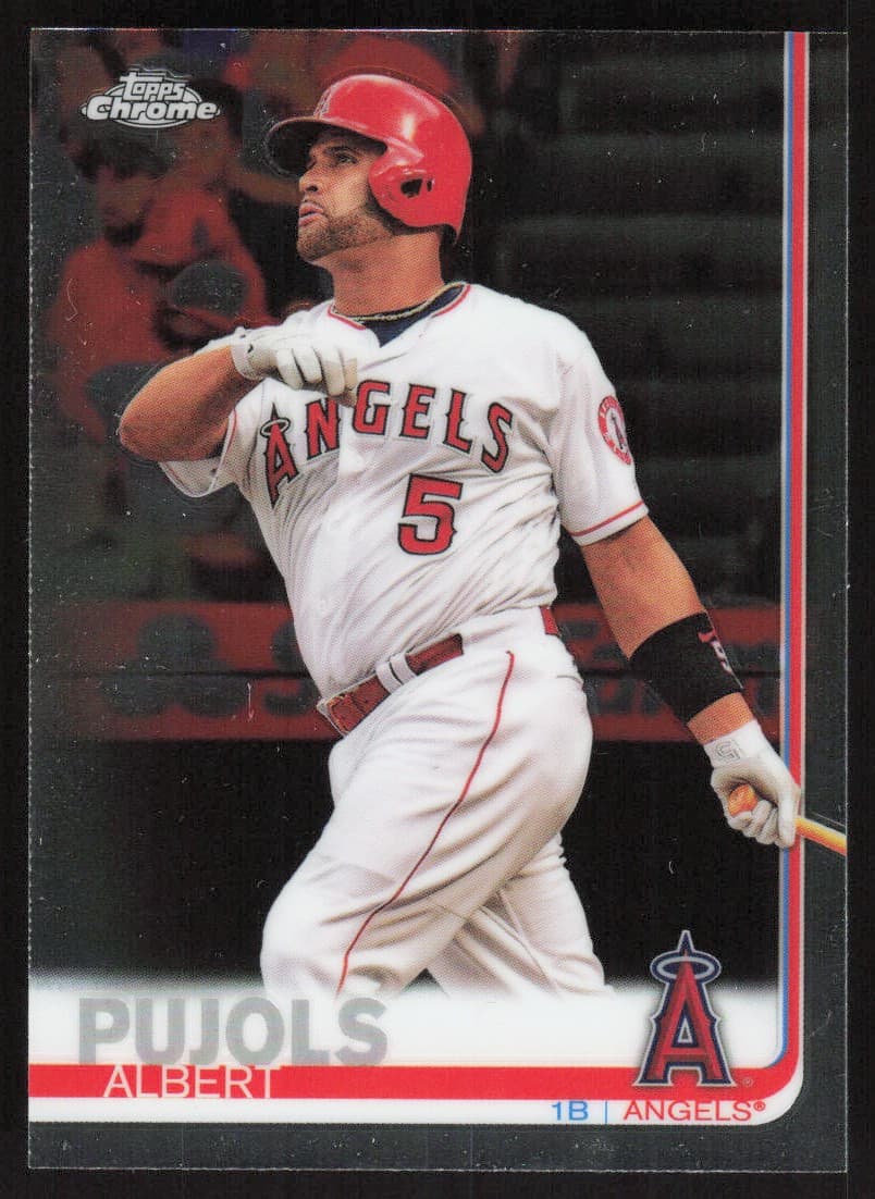 Albert Pujols Baseball 2019 Topps Chrome