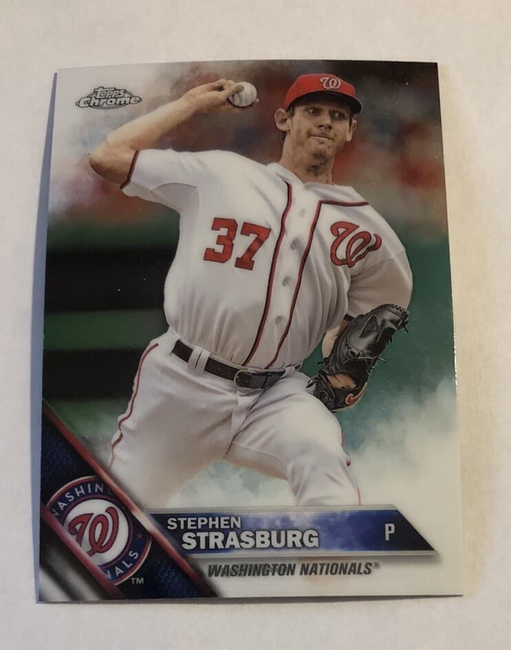 Stephen Strasburg Washington 2016 Topps Chrome 2016 Topps Chrome