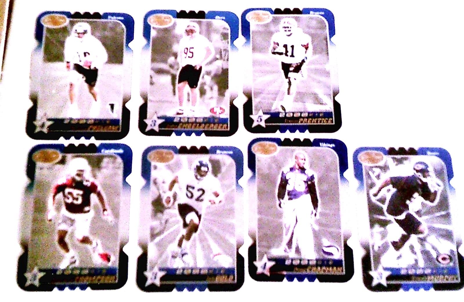 CERTIFIED DIE CUT #/250 7 DIFF 2000 Leaf 2000 Leaf