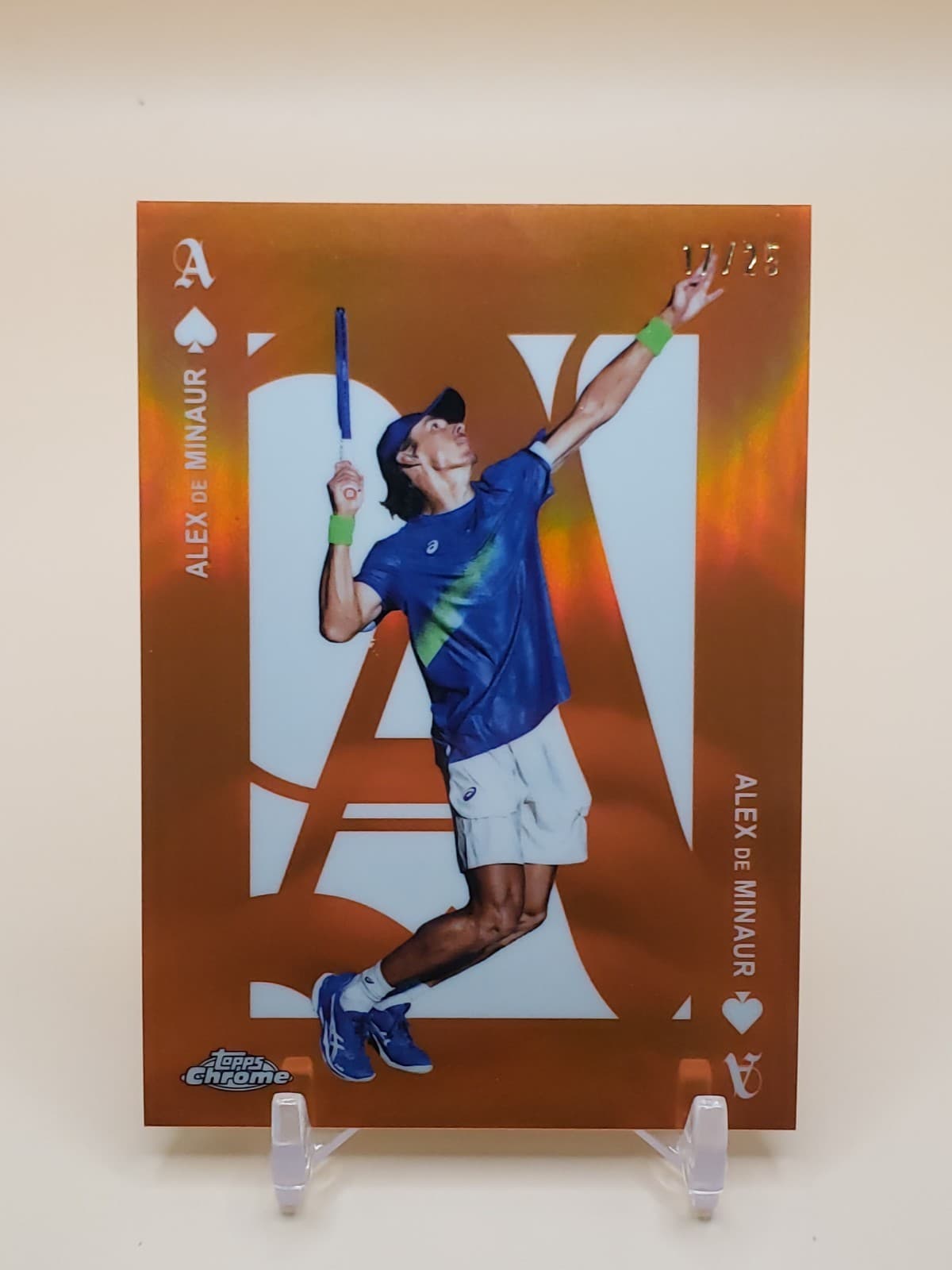Tennis Orange Aces 2025 Topps Chrome 2025 Topps Chrome orange