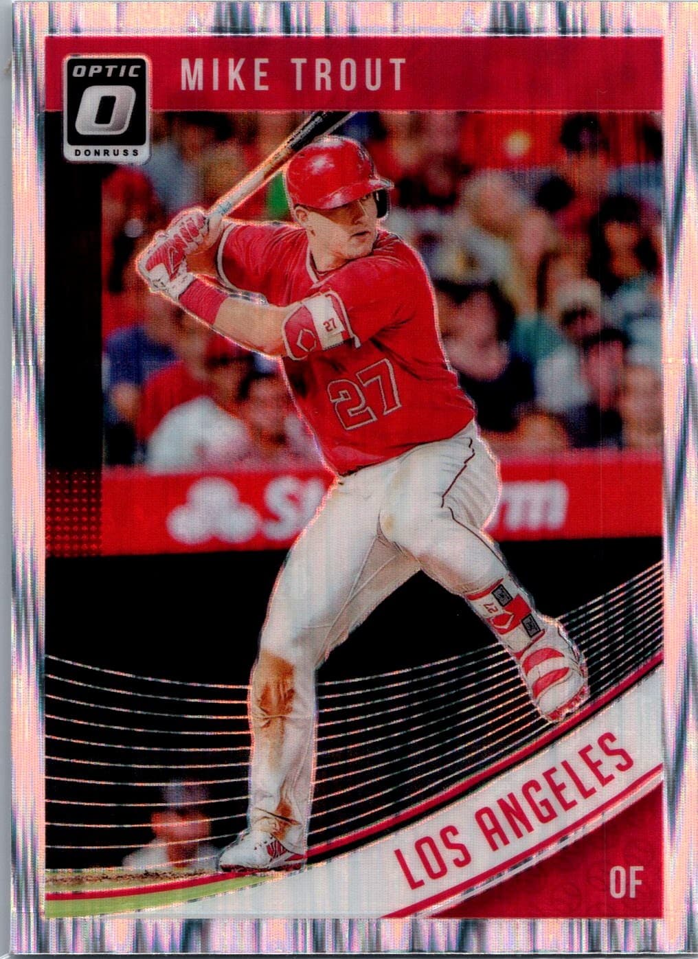Mike Trout Shock 2018 Donruss Optic 2018 Donruss Optic