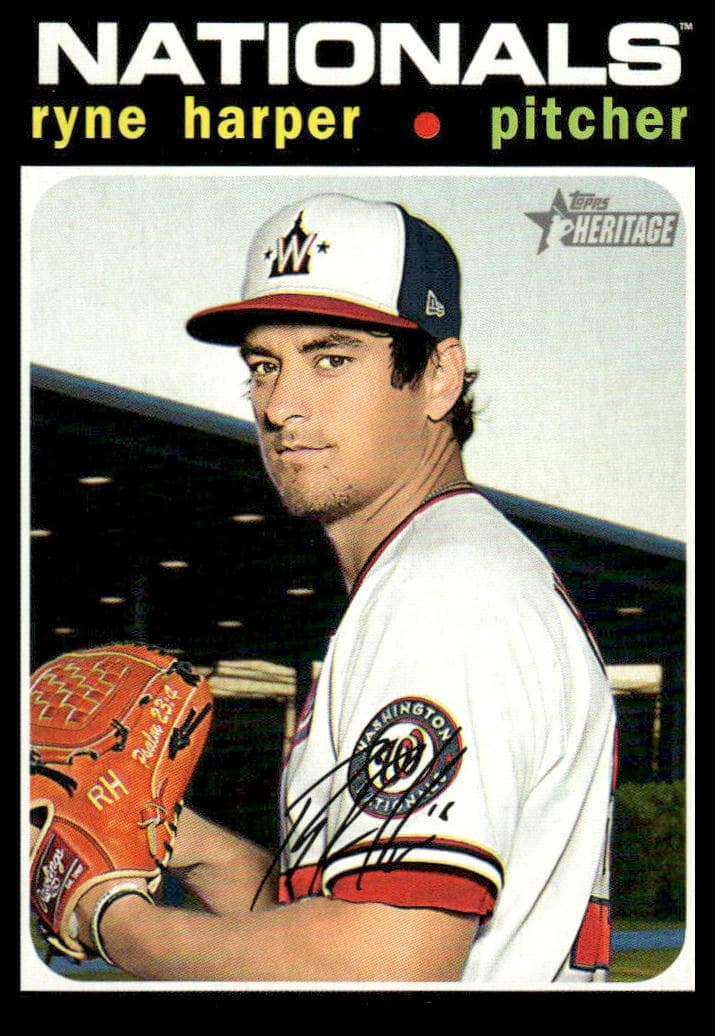 Ryne Harper Washington 2020 Topps Heritage 2020 Topps Heritage