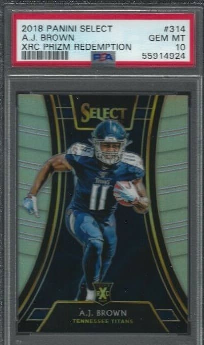 A.J. BROWN XRC RDM POP 21 2018 Panini Select 2018 Panini Select