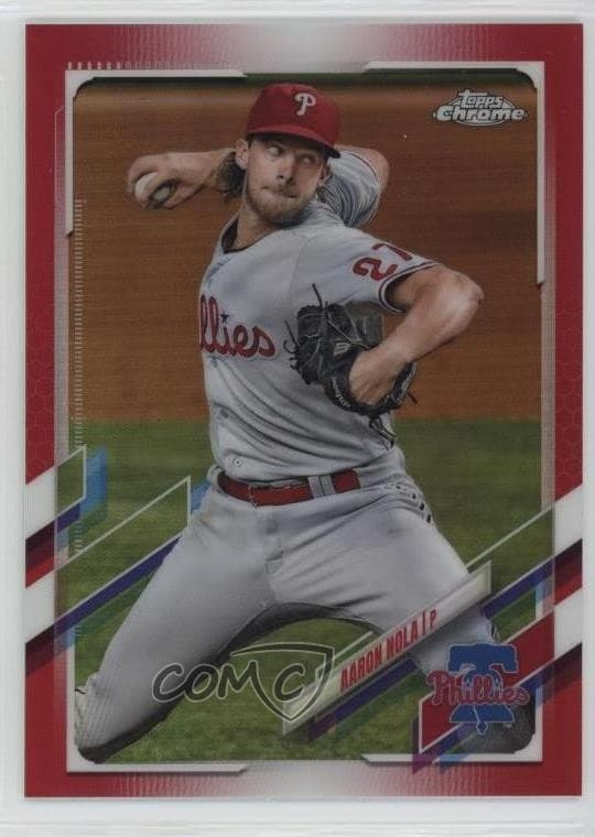 Aaron Nola trading card