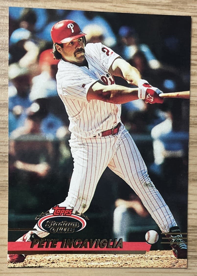 Pete Incaviglia 1993 Topps Stadium Club 1993 Topps Stadium Club