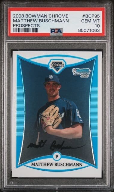Prospects Matthew Buschmann 2008 Bowman Chrome 2008 Bowman Chrome