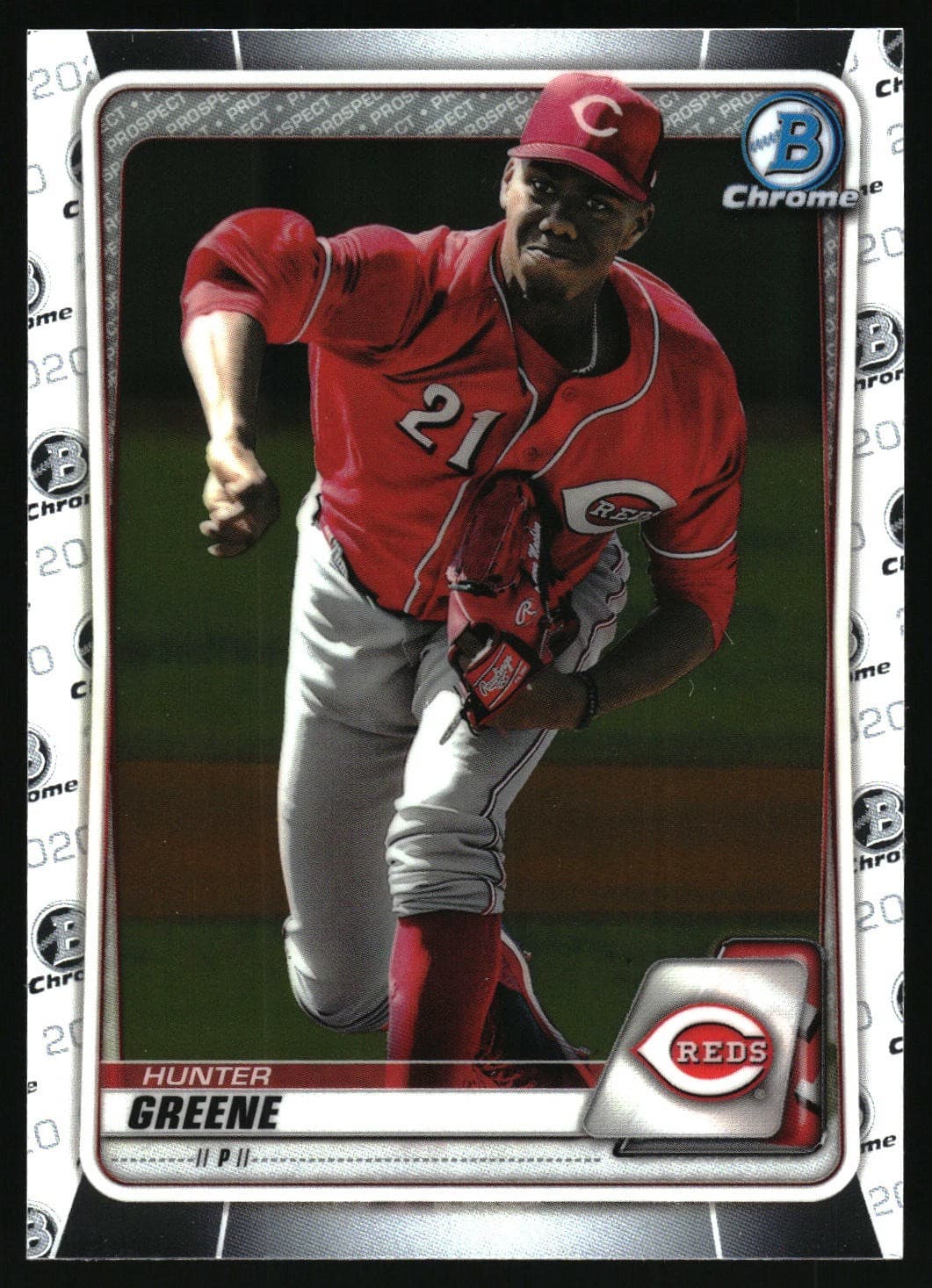 Prospects Hunter Greene 2020 Bowman Chrome 2020 Bowman Chrome