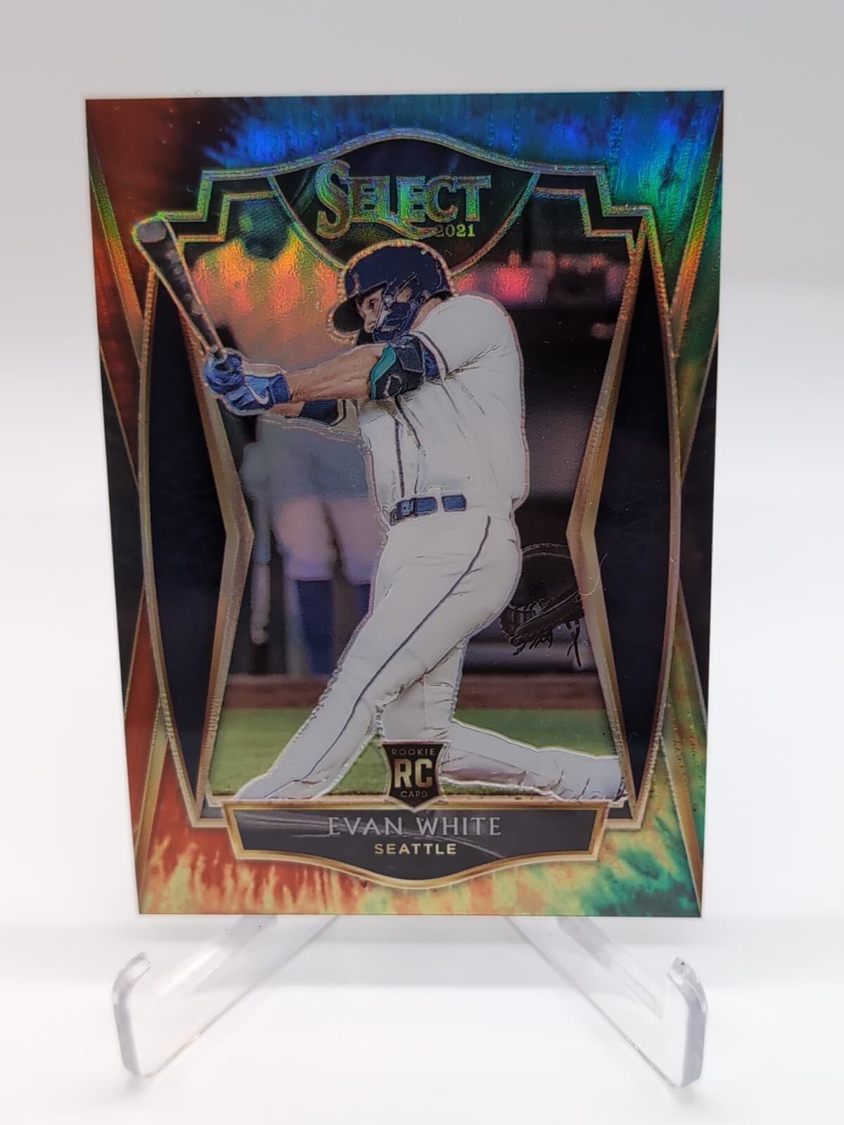 EVAN WHITE / TIE DYE /20 2021 Panini Select 2021 Panini Select tie-dye
