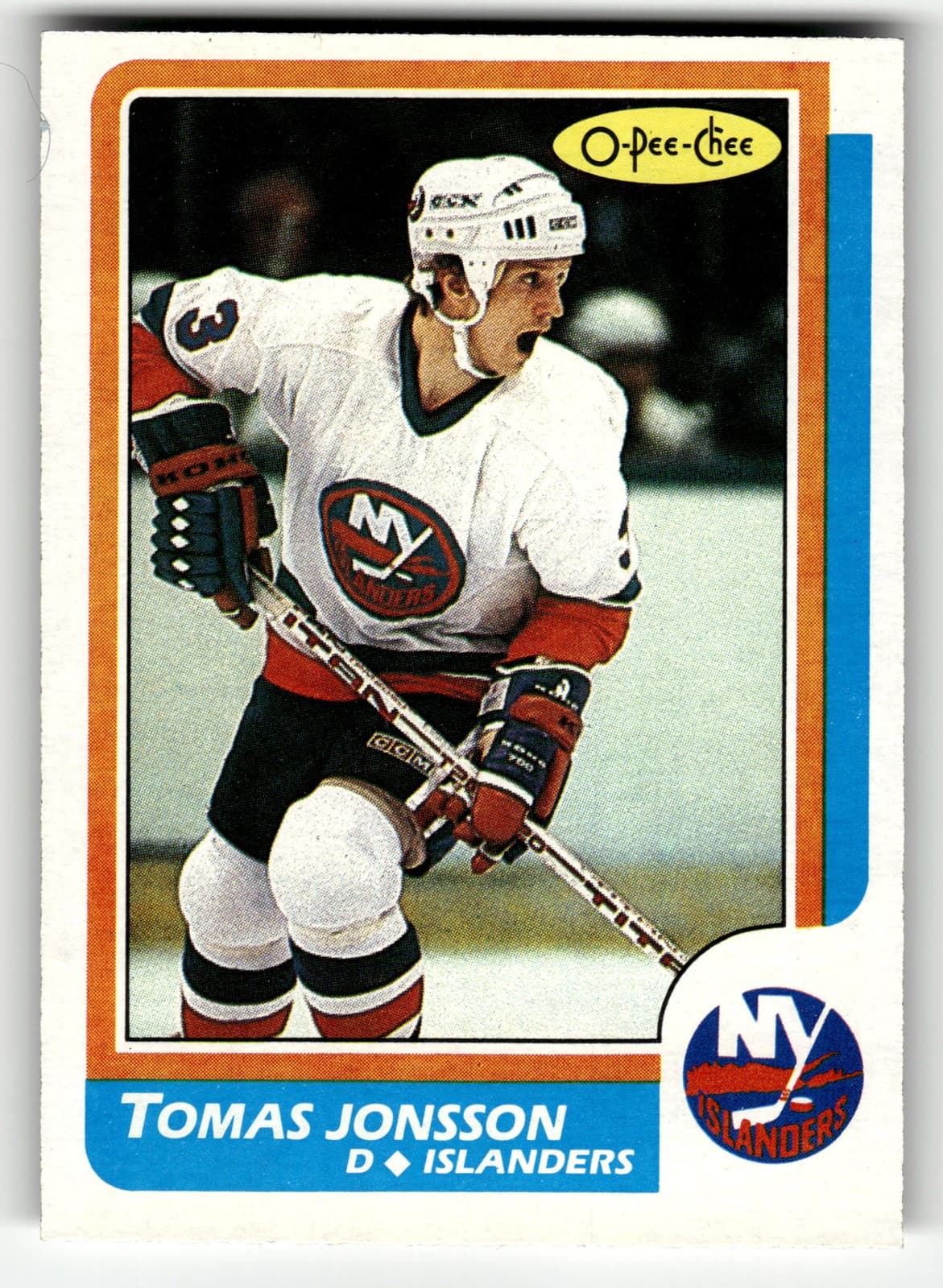 Tomas Jonsson trading card