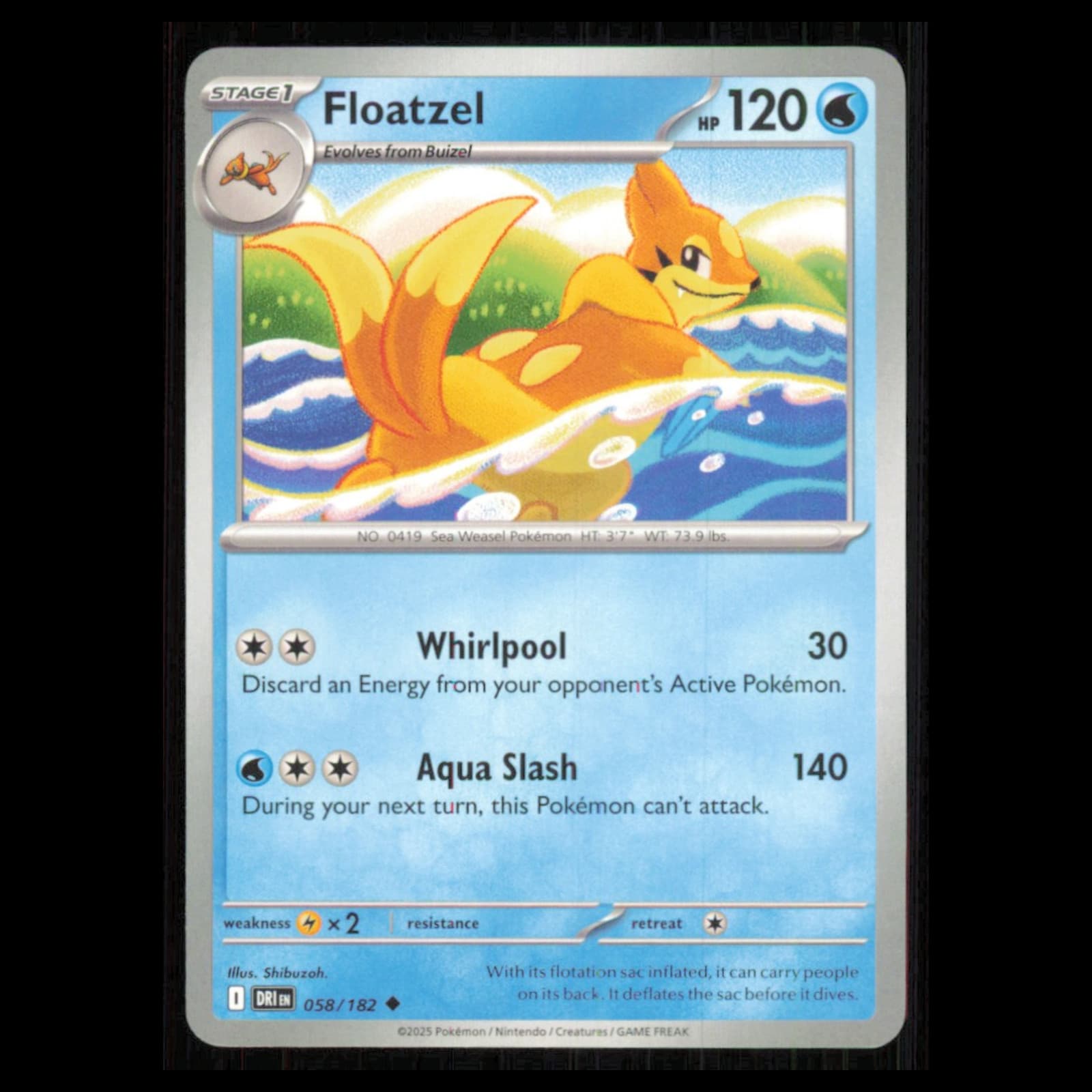 Floatzel Scarlet 2025 Unknown 2025 Unknown