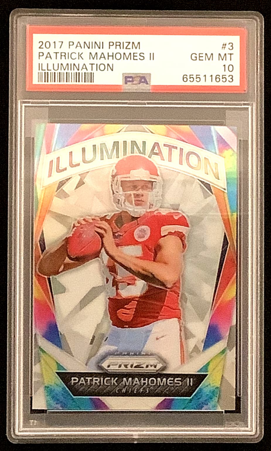 Patrick Mahomes 2017 Panini Prizm