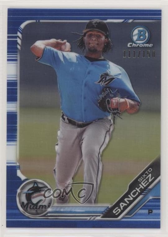 Sixto Sanchez 2019 bowman Bowman Draft Sapphire Edition