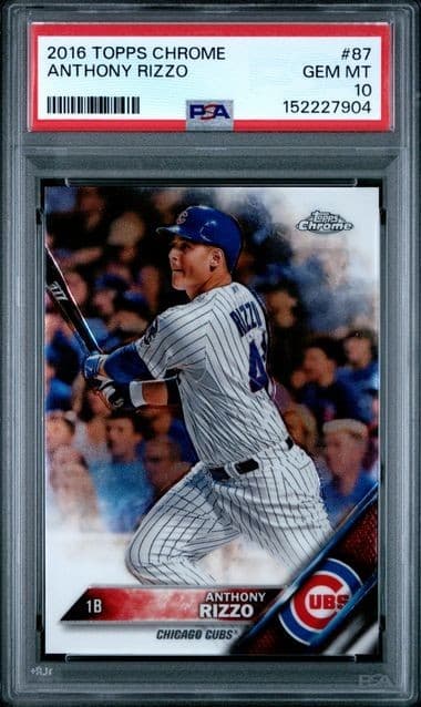 Anthony Rizzo 2016 Topps Chrome