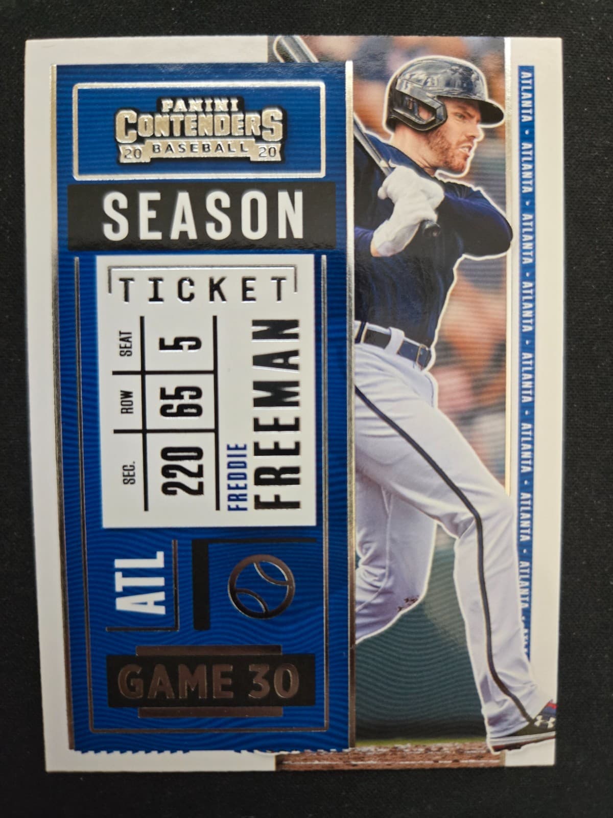 Freddie Freeman 2020 Panini Contenders 2020 Panini Contenders