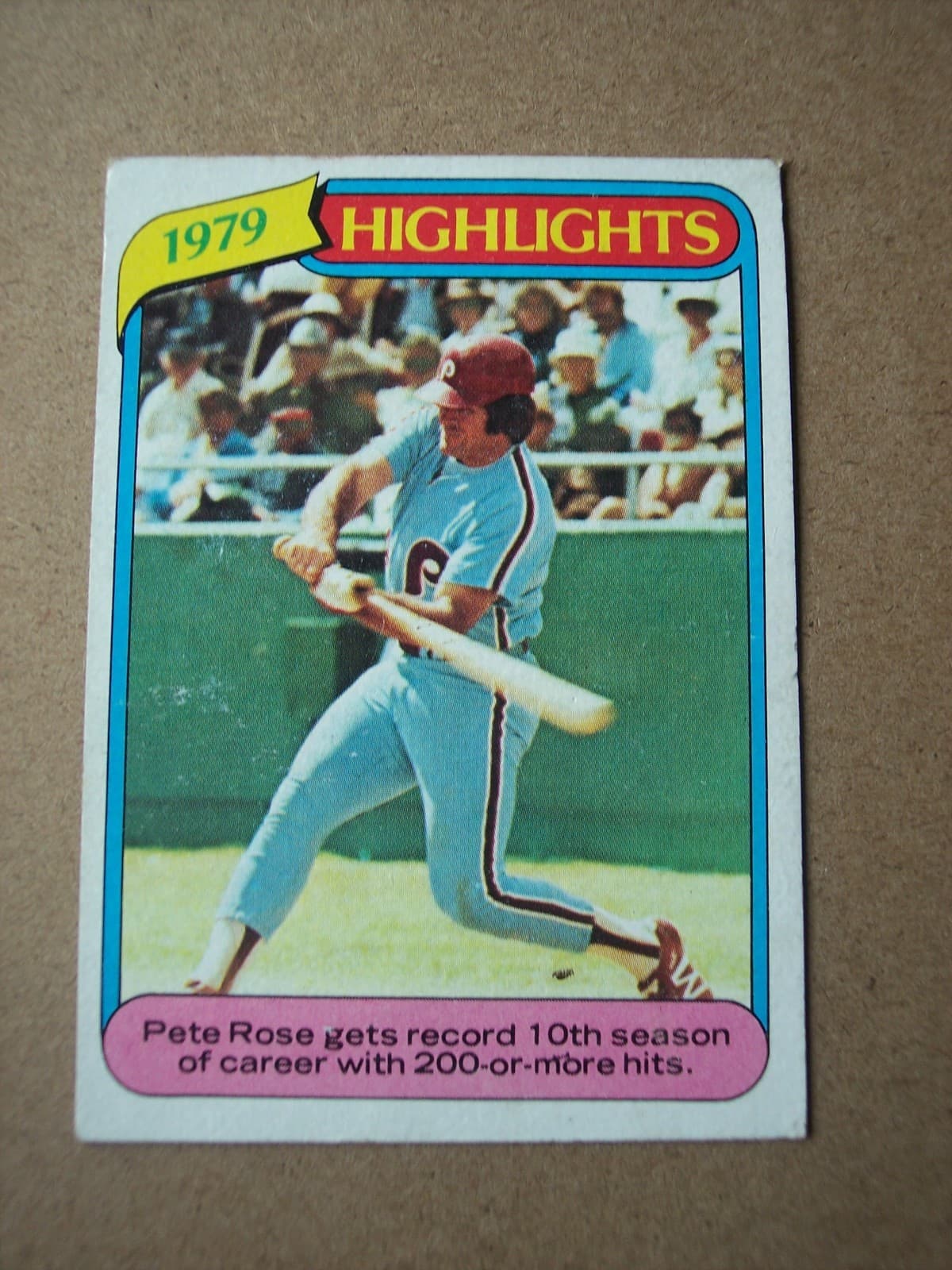 Highlights Pete Rose 1980 Topps