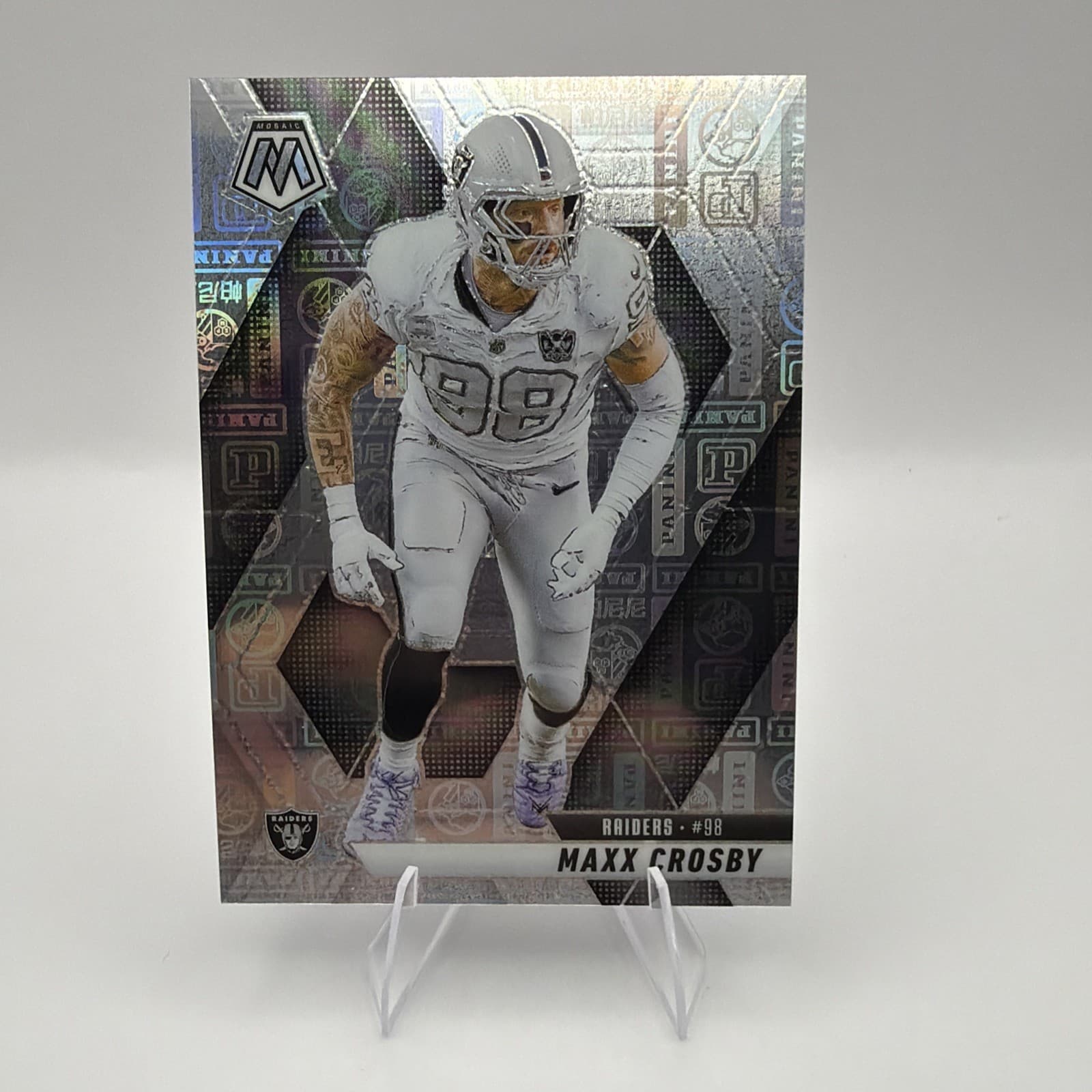 Football Maxx Crosby 2025 Panini Mosaic 2025 Panini Mosaic