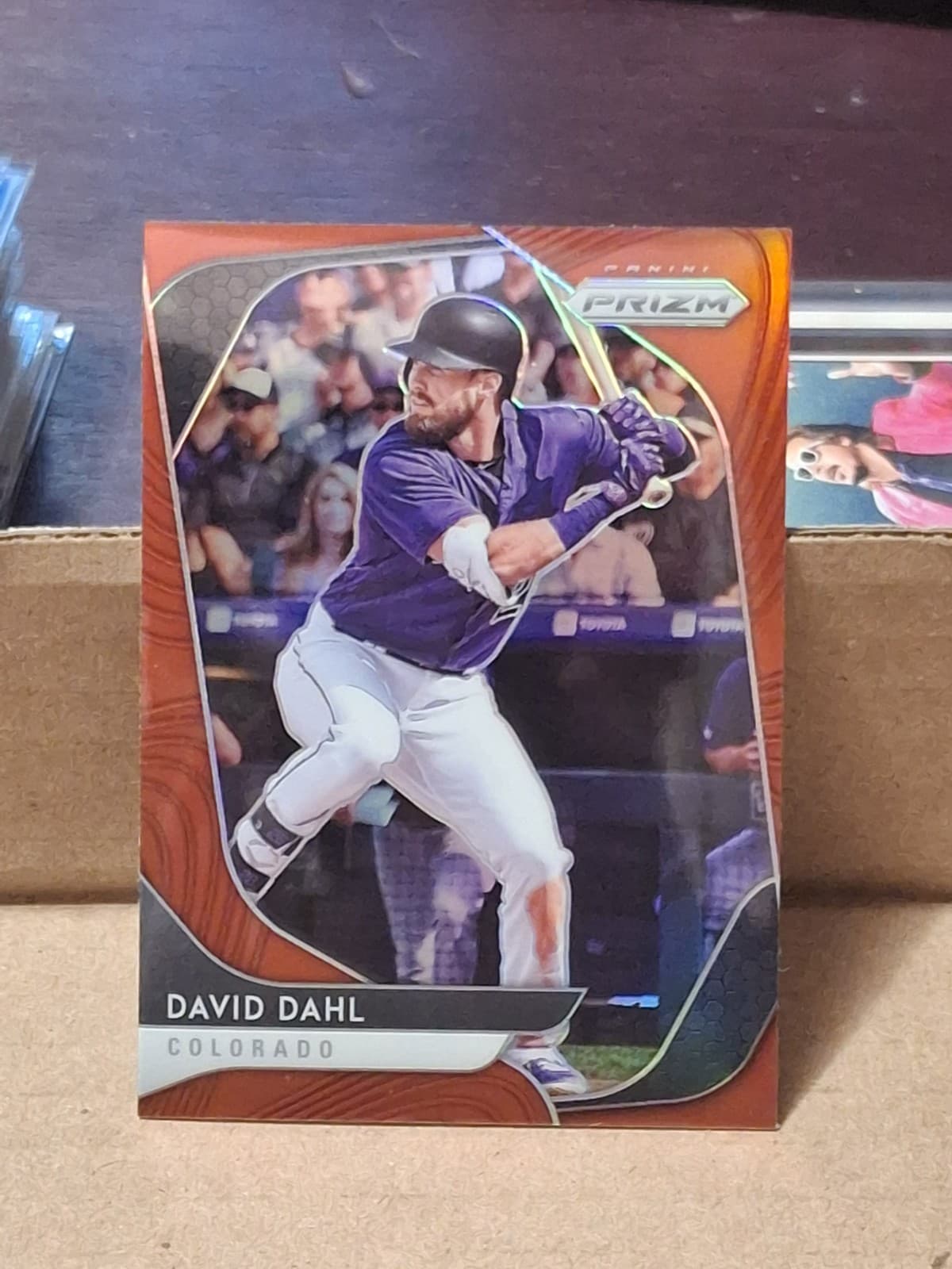 DAVID DAHL RED BASEBALL COLORA 2020 Panini Prizm 2020 Panini Prizm