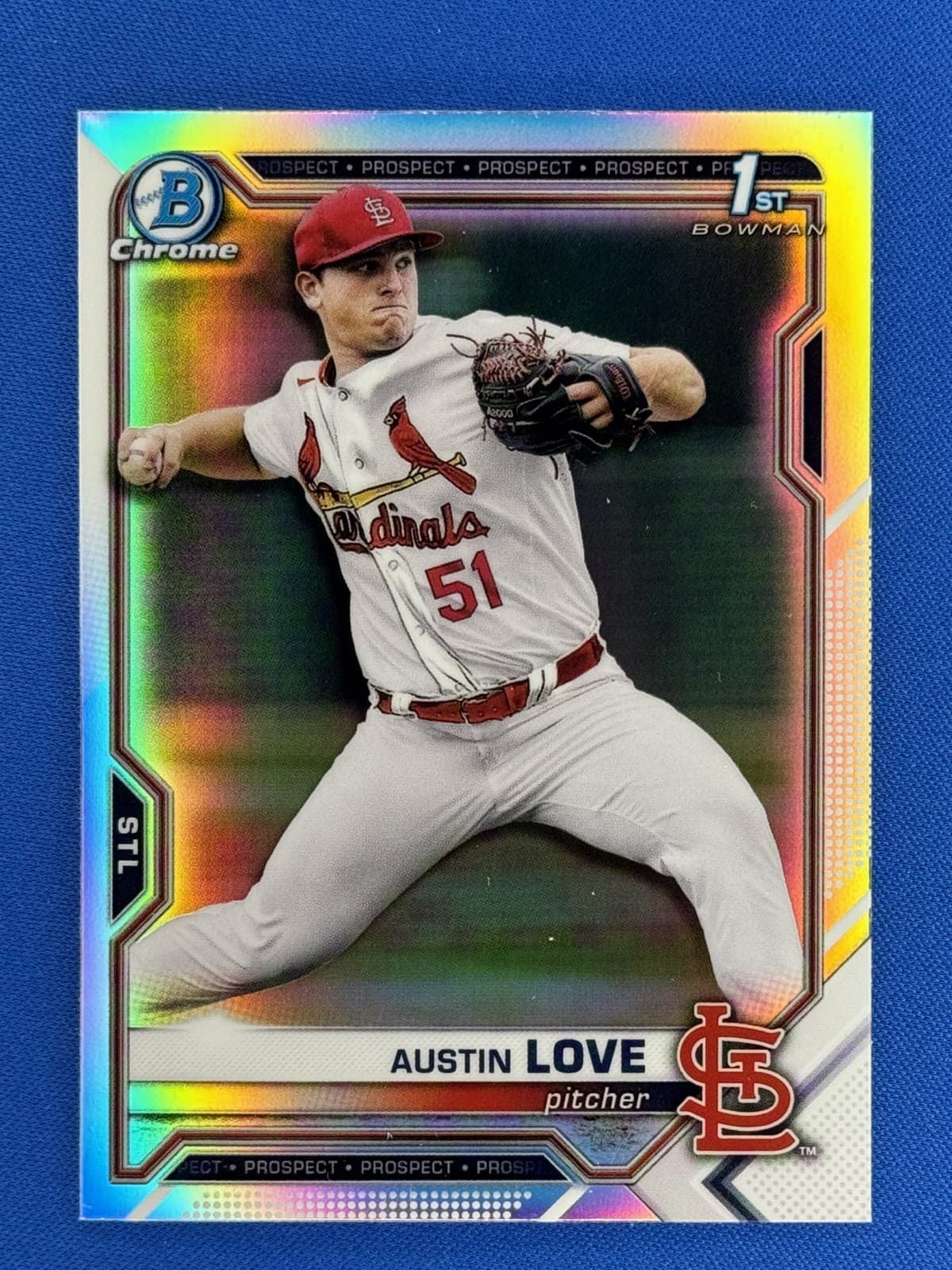 Austin Love 2021 Bowman Draft 2021 Bowman Draft