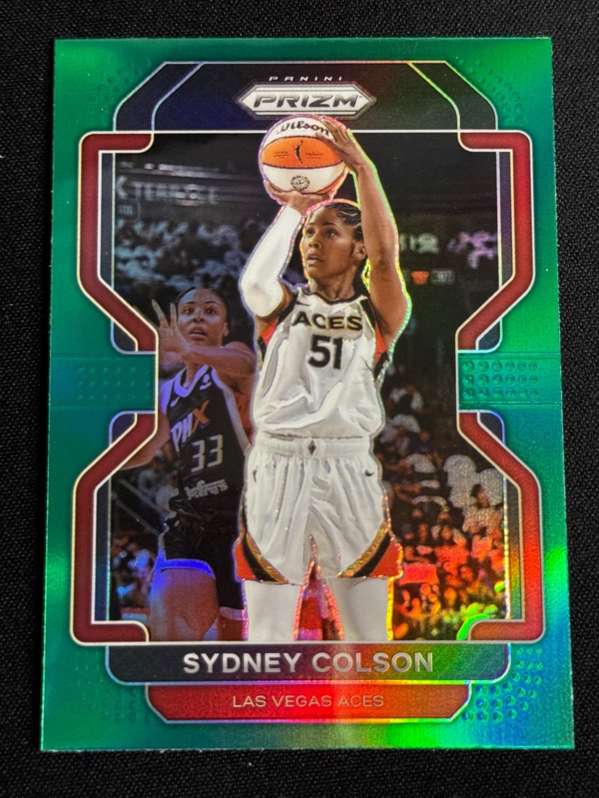 Sydney Colson Green 2022 Panini Prizm 2022 Panini Prizm green